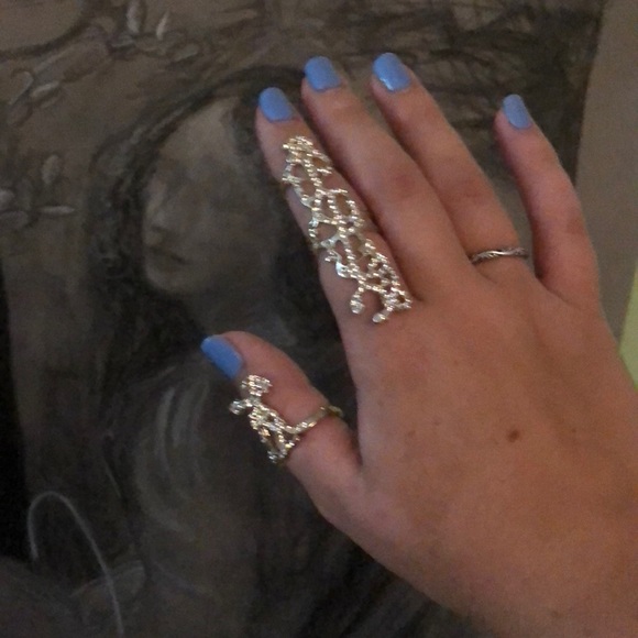 Diamond (Size Adjustable) Ring Set - Picture 2 of 4